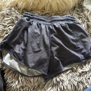 Lululemon Women's Blue Striped Shorts